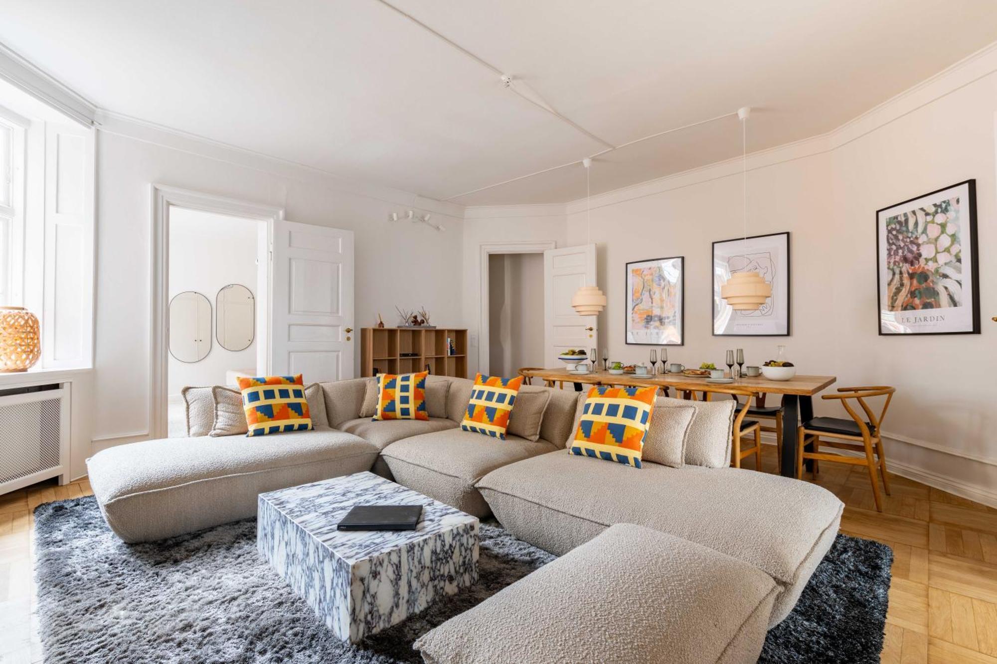 Rare 4Br Apartment W Unique Details In Cph City Kopenhagen Buitenkant foto