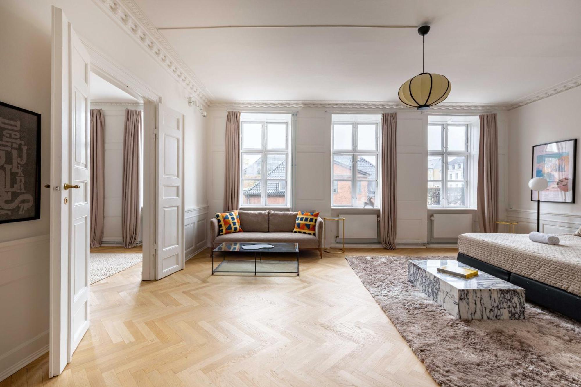 Rare 4Br Apartment W Unique Details In Cph City Kopenhagen Buitenkant foto